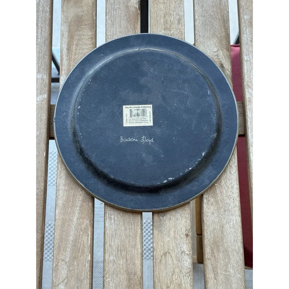 Barbara Lloyd Hearthside Collection Wood Plates Inspirational Wall Decor Set